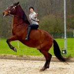 Lisa Maas steigen ohne Sattel